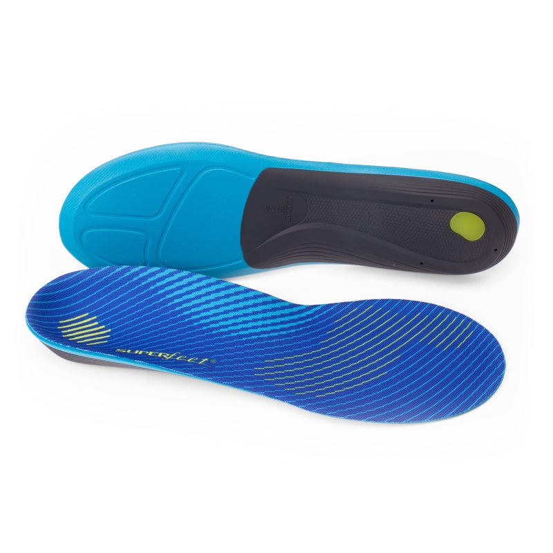 SUPERfeet Superfeet RUN Comfort Thin Orthotic Insoles Low to Medium Arch Support for Running Shoes 11513 Men 12514 Women