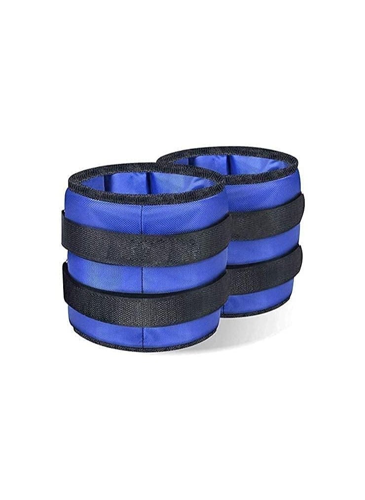 H PRO H PRO Unisex Ankle Weights | Ankle Leg & Wrist Weight with Adjustable Strap for Fitness, Resistance Training & Running Training Exercise | Strength Training Exercise Bracelets Straps- 2x2kg  - Image 2