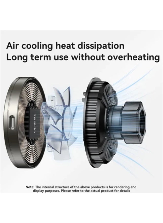 Yesido C315 Car Wireless Charger Set Suction Cup 15W Fast Charging Stand - Image 3