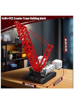 17046 Crawer Crane LR16000 Building Block Kits, MOC Mobile Crane Heavy-Duty Cranes Model Sets to Build, APP Control Large Engineering Vehicles, Collectible Set for Adults (4494+ Pieces) - pzsku/ZF7773BB62F65769FA86CZ/45/_/1739261467/ff9081d9-02ce-402a-b5d9-c200f9969b5a