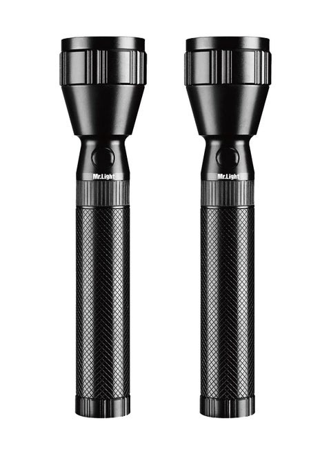 2 Pieces Portable Infiniti LED Cree Flash Light Emergency Torch Light 700 Meters Coverage Waterproof