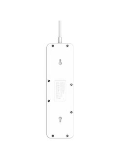 TIGER SC5614 Power Strip – 5 AC Outlets & 6 USB Charging Ports, 2m Long Extension Cord, Surge Protector for Home & Office, Multi-Outlet Power Strip with Overload Protection  - Image 3