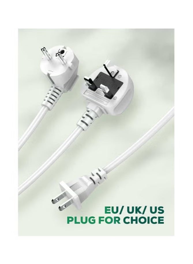 TIGER SC5614 Power Strip – 5 AC Outlets & 6 USB Charging Ports, 2m Long Extension Cord, Surge Protector for Home & Office, Multi-Outlet Power Strip with Overload Protection  - Image 4