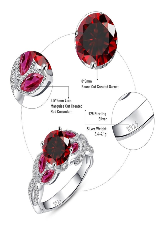 Yaresul Created 3.6ct Women's Sapphire|Aquamarine|Rainbow Topaz Ring 925 Sterling Silver Women Engagement Rings Bezel Setting Marquise Fashion Statement Ring Best Gift for Mother and Grandma Size 5-9, - Image 4
