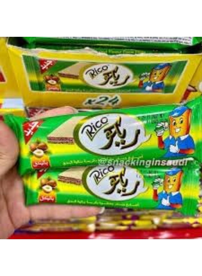 Rico Hazelnut Wafer – Pack of 12 | Crispy Layered Wafers Filled with Smooth Hazelnut Cream | Sweet & Crunchy Snack for All Ages - Image 2