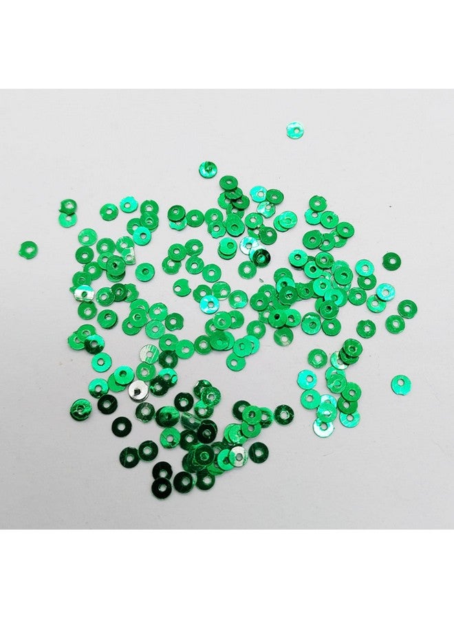 إيشوبي eshoppee 200 جرام، 3 مم لون أخضر، شكل دائري من الترتر سيتارا، لصنع المجوهرات، مواد التطريز، مجموعة أدوات يدوية، خرز متسلسل لامع (23، 200 جرام) - Image 2