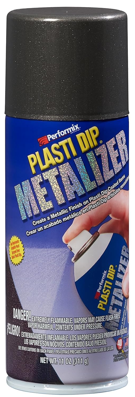 Plasti Dip Performix 11287 Graphite Pearl Metalizer Plasti Dip Spray - 11 oz. - Image 5