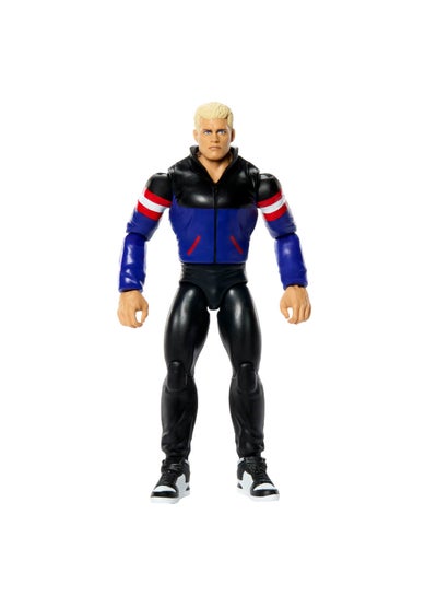 WWE Mattel WWE Cody Rhodes Action Figure, Main Event Series #165, 6-inch Collectible Superstar with 14 Articulation Points & Life-Like Look ​