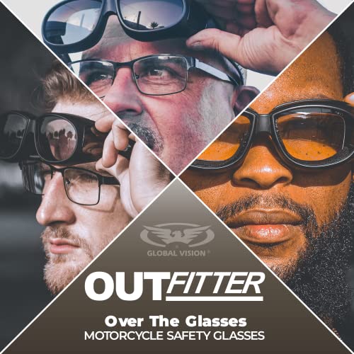 Global Vision OUTFITTER - Photochromic Light Adjusting Lenses- Motorcycle Sunglasses - FREE Rubber EAR LOCKS - Image 2