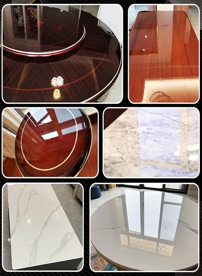 HOME13™ Clear Oil Proof Wall Stickers Wallpaper Kitchen Backsplash Wall Protector Transparent Waterproof Self-Adhesive Sticker for Kitchen Dining Room Countertop (18X180 Inch, Clear) - Image 4