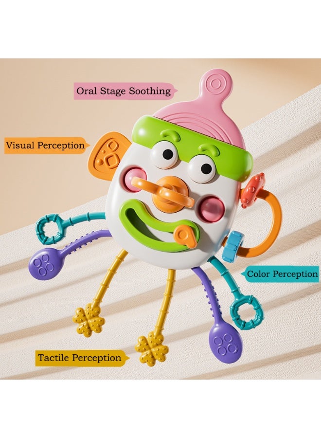 DB Innov. Montessori Baby Sensory Toy, Infant 6-12 Months Teething Toy, Early Development Tactile Visual Color Perception Rattle Toy for Infants - Image 3