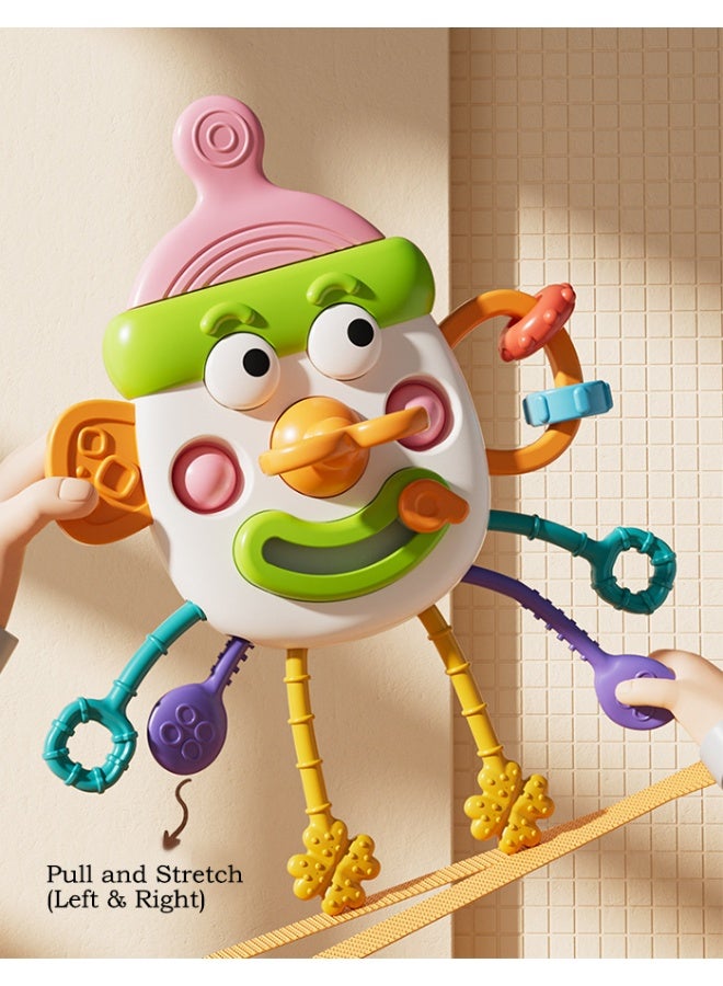 DB Innov. Montessori Baby Sensory Toy, Infant 6-12 Months Teething Toy, Early Development Tactile Visual Color Perception Rattle Toy for Infants - Image 5