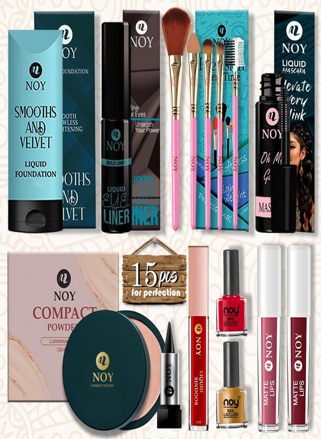 NOY Makeup Set Combo For Women All-In-One Set For Smooth Finish & Radiant Glow - Image 2