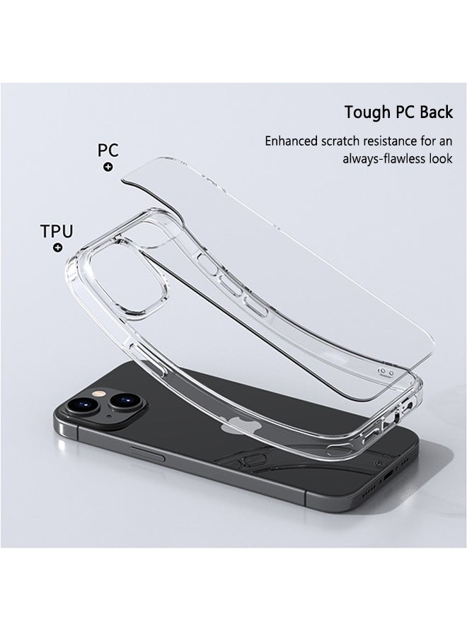 X-level - Magnetic Case for iPhone 15 Plus Compatible with MagSafe Wireless Charging, Shockproof Phone Bumper Cover Oil-Proof Non-Yellowing Anti-Scratch Clear Back - Image 1