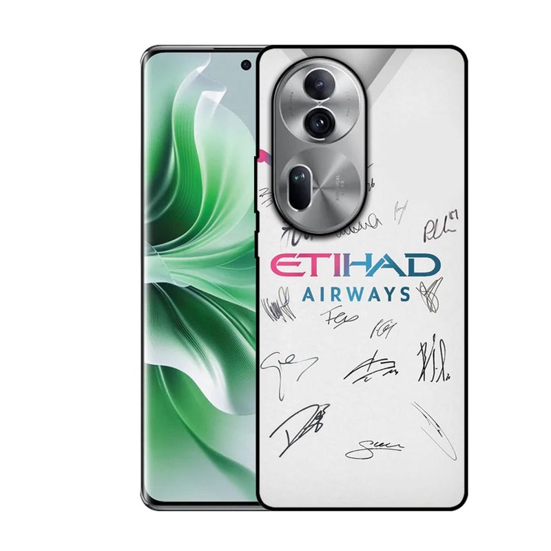 الصيد العين غطاء حماية مطبوع لهاتف أوبو رينو 11 - الاتحاد للطيران - Image 1