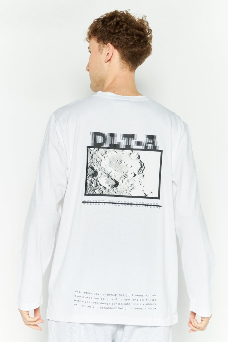 SKECHERS Men Sportswear Fit Long Sleeve Outdoor T-Shirts, White - Image 4