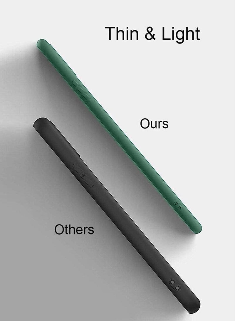 دبليو تيك غطاء سيليكون TPU مع حامل بطاقة لهاتف شاومي ريدمي 13 4G / 5G 2024 أخضر غامق - Image 5