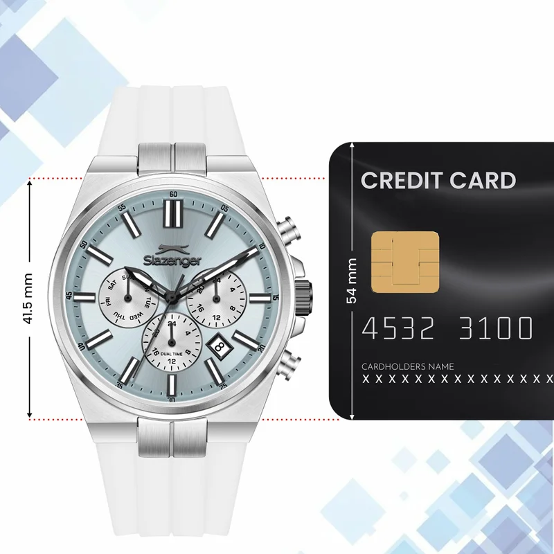 Slazenger  Men's Silicone Multifunction Watch SL.9.2651.2.303 - 41.5 mm  | Best Price UAE