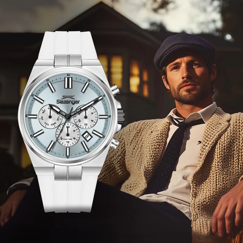 Slazenger  Men's Silicone Multifunction Watch SL.9.2651.2.303 - 41.5 mm  | Best Price UAE