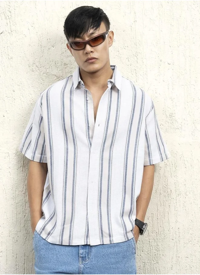 هوبرهولمي Multicolor Shirt for Men, Stylish Blend