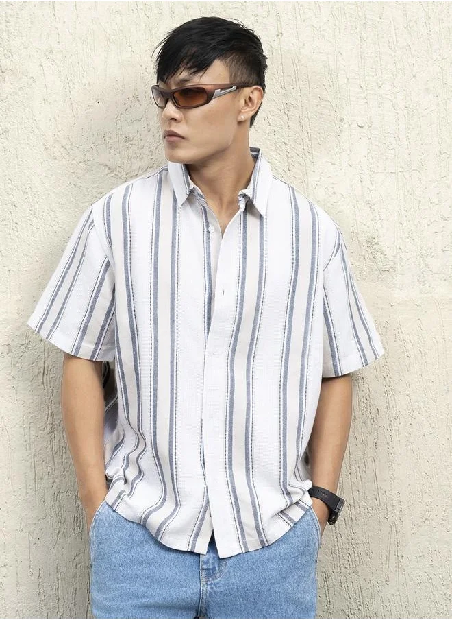 هوبرهولمي Multicolor Shirt for Men, Stylish Blend
