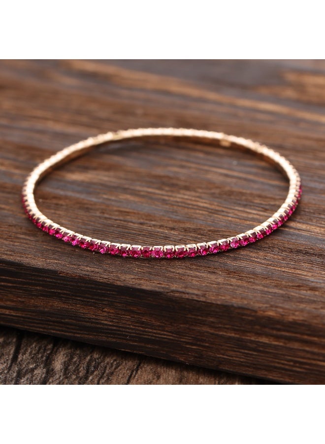 KUYING New Fashionable Premium Light Luxury Color Diamond Bracelet