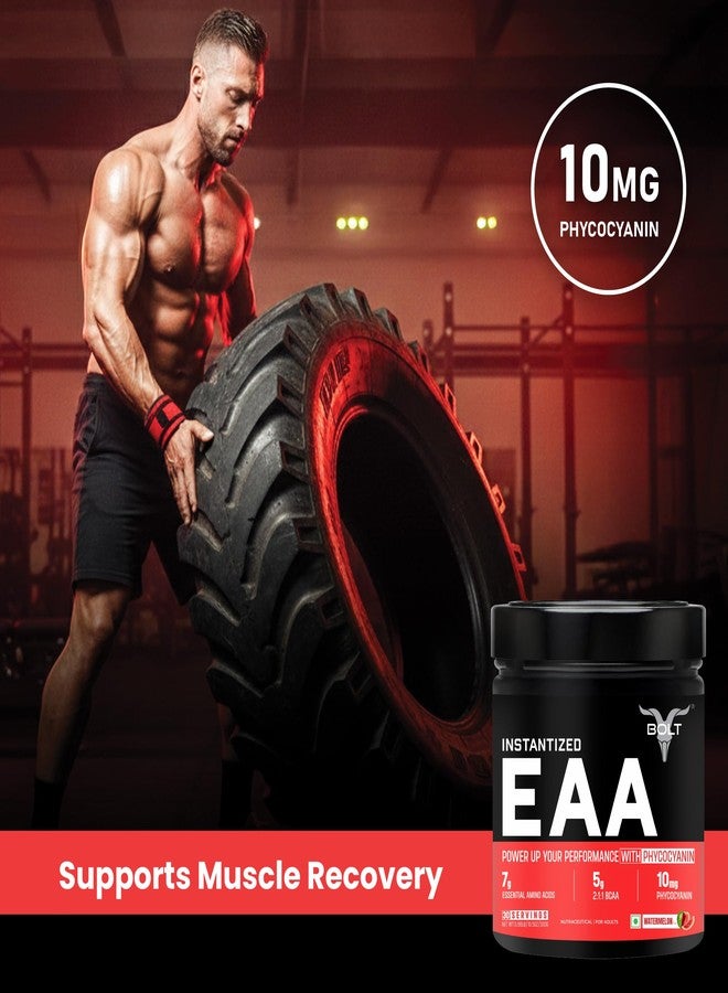 Bolt EAA 300gm, 30 Servings|Nine Essential Amino Acid with BCAA 5000|EAA Supplement for Men & Women- Watermelon Fizz - Image 4