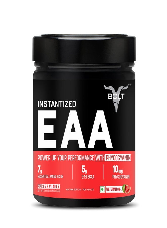 Bolt EAA 300gm, 30 Servings|Nine Essential Amino Acid with BCAA 5000|EAA Supplement for Men & Women- Watermelon Fizz - Image 1