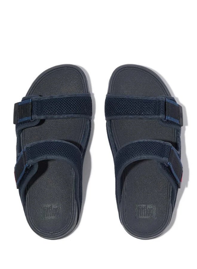 فيت فلوب 049-874 Fitflop Mens Sandals Gogh Moc Adjustible Water-Resistant  E7H-D32 Navy - Image 4