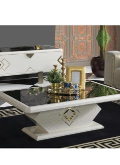 Versace Cream Coffee Table Elegant and modern with a luxurious design that suits all decors