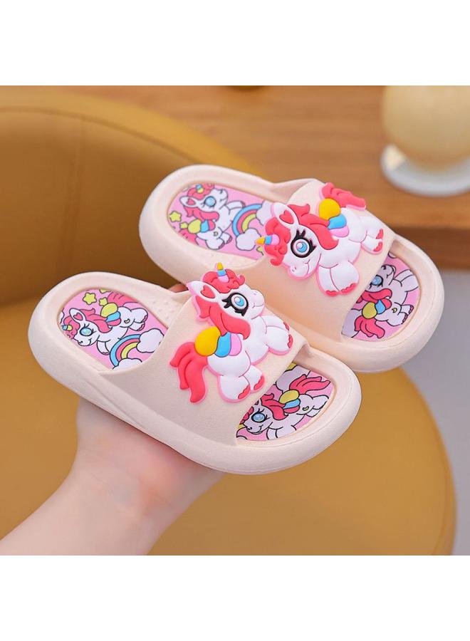 شك شباشب الأطفال بالجملة بنات الصيف المنزل حمام داخلي الحمام عدم الانزلاق الكرتون سوبر لينة لباس خارجي لطيف - Image 1