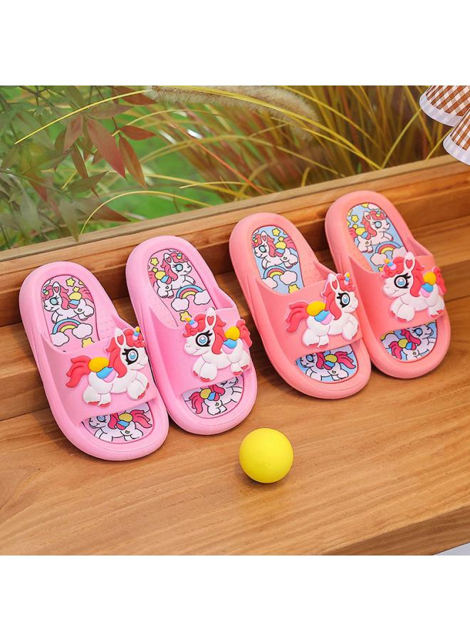 شك شباشب الأطفال بالجملة بنات الصيف المنزل حمام داخلي الحمام عدم الانزلاق الكرتون سوبر لينة لباس خارجي لطيف - Image 4