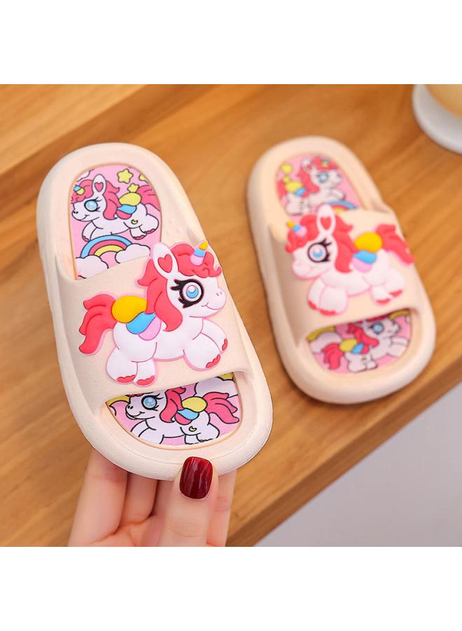 شك شباشب الأطفال بالجملة بنات الصيف المنزل حمام داخلي الحمام عدم الانزلاق الكرتون سوبر لينة لباس خارجي لطيف - Image 2