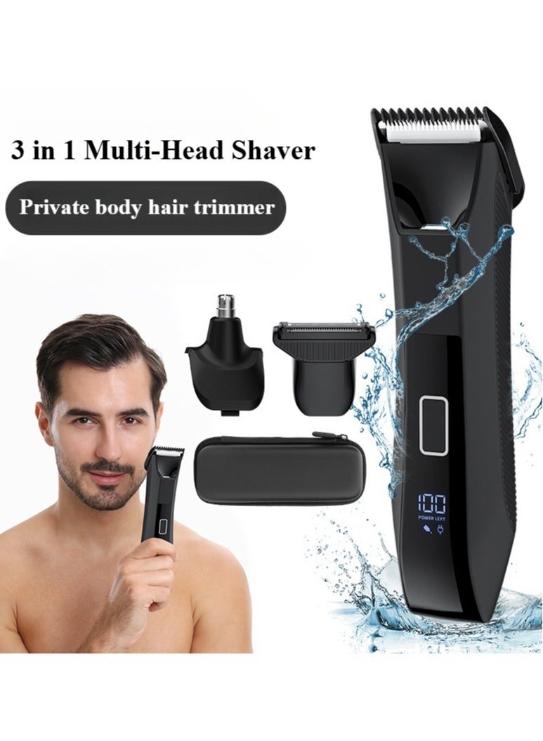 Generic 3 in 1 Multi-head Electric Shaver, Private Parts, Armpits, Body Hair Shaver, Nose Hair Trimmer  - Image 1