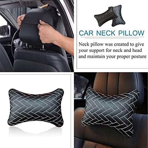 Aksmit car Cushion with Zigzag Design in Black Colour (Pack of 2) for Indigo Marina - Image 3