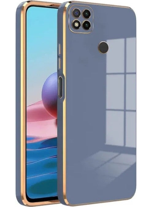 Case World Xiaomi Redmi 9c Cover Laser Cut Luxury Silicone Case with Camera Protection - Petrol Blue  - Image 1