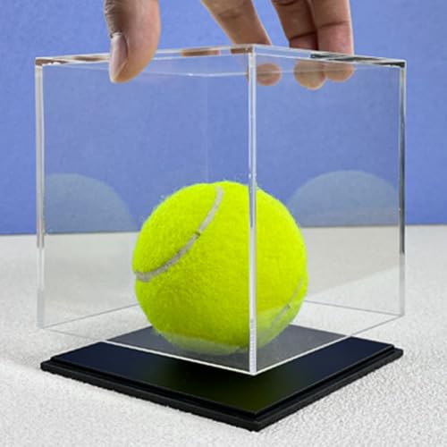 QIMOND QIMOND Display Case with Black Acrylic Base Display Stand for Collectibles, Acrylic Box for Display with Lid, Cute Acrylic Display Case for Action Figures [10x5x5 inch]  - Image 5