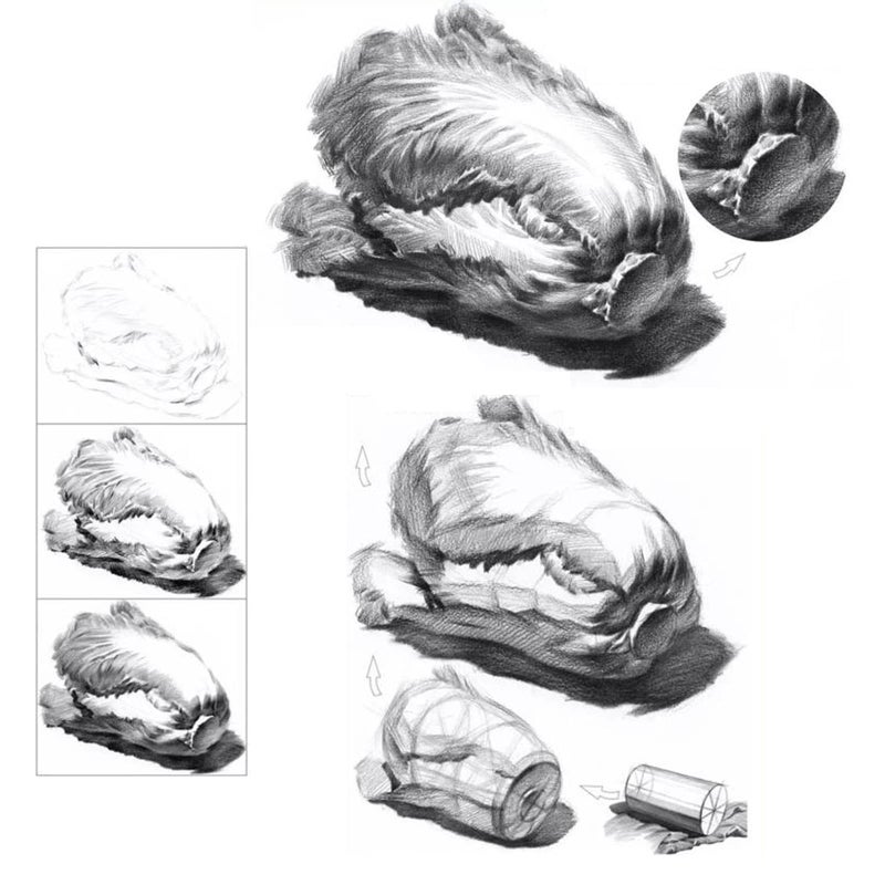 Heshengping - Blending Stump, 15 Pack has Art Eraser Extender Sandpaper, Paper Blending Stumps for Drawing Shading Pencils for Sketching, Blending Pencil, Blending Sticks for Student Artist - Image 4