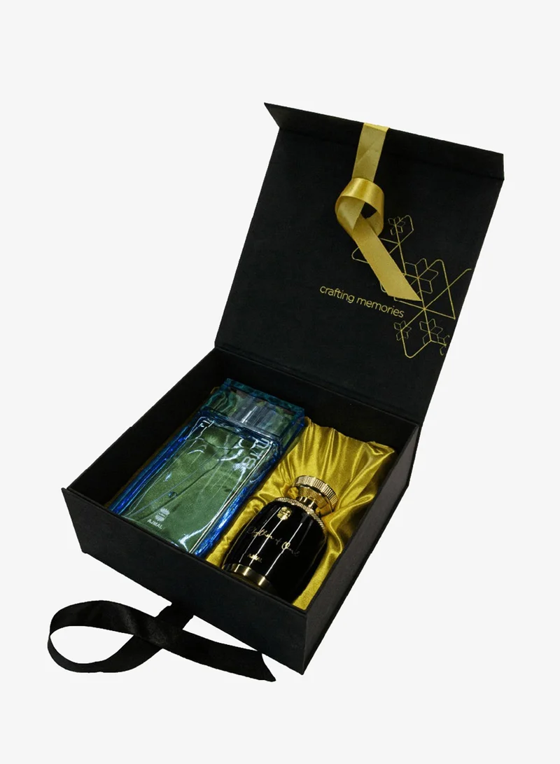 Ajmal  Blu & Oud Harmony Gift Set  | Best Price UAE