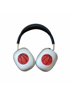 Flash Drill Basketball Football Airpods Max Protective Case For Apple Head-Mounted Ear Cap Ear Mover Earphone Case-Color:Basketball-Applicable Models:Airpods Max