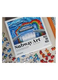 PrintWorks Puzzle Subway Art Rainbow 1000pc Jigsaw  - Image 3