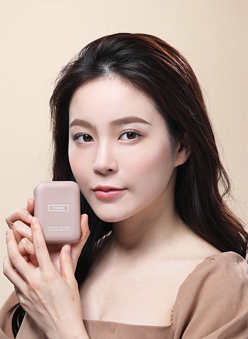 نوفو مجموعة مكياج بودرة الحواجب - لوحة ألوان بودرة الحواجب، مكياج عيون احترافي، ملئ حواجب، ظل، بودرة تحديد خط الشعر - Image 5