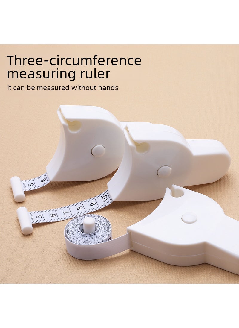 Wholesale Y-shaped Retractable Measuring Tape for Body White 