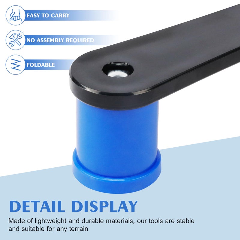 Btlwpy Hockey Training Equipment,Hockey Gear,Hockey Stick Handling Trainer for Puck Control and Coordination Reaction,Portable Reaction Time 5-Section Training Tool - Image 3