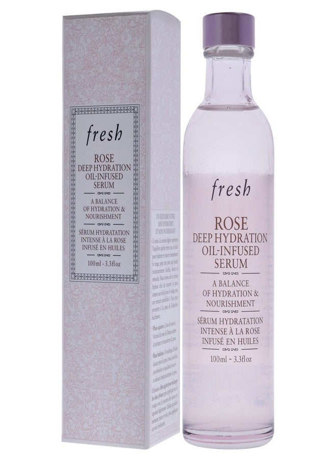 Fresh Rose Deep Hydration Oil-Infused Serum Serum Women 3.3 oz - Image 4