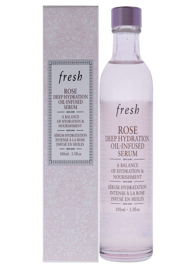 Fresh Rose Deep Hydration Oil-Infused Serum Serum Women 3.3 oz - Image 1