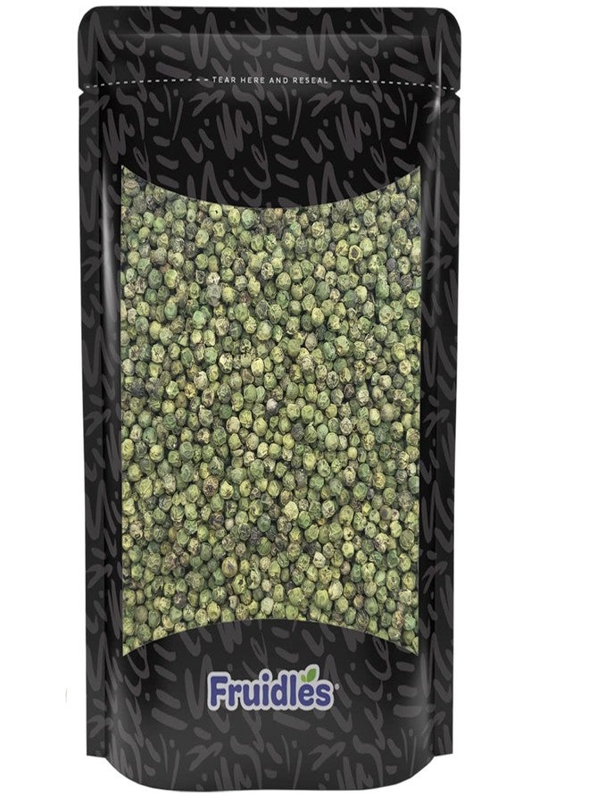 Fruidles Green Peppercorn, Non-GMO, Unripe Black Peppercorn With A Mild Flavor And Soft Texture, 4oz - Image 1