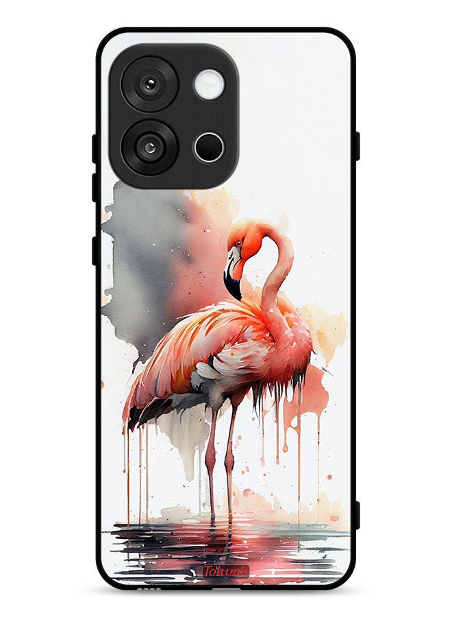 Tolwak OnePlus 13T Protective Case Cover Tropical Watercolor Art - Image 1