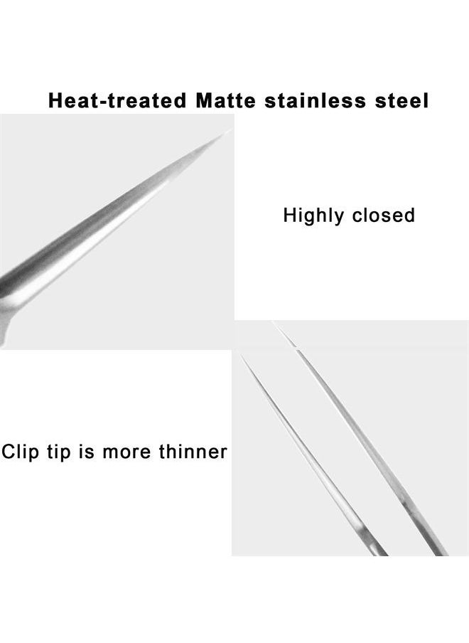 MUZE - Professional Facial Milia Removal and Whitehead Pointed Tweezers - Precision Sharp Needle Nose Tool for Blackhead ,Pimple Popper & Fat Particles Remover - Zit and Pimple Acne Removal - Image 1