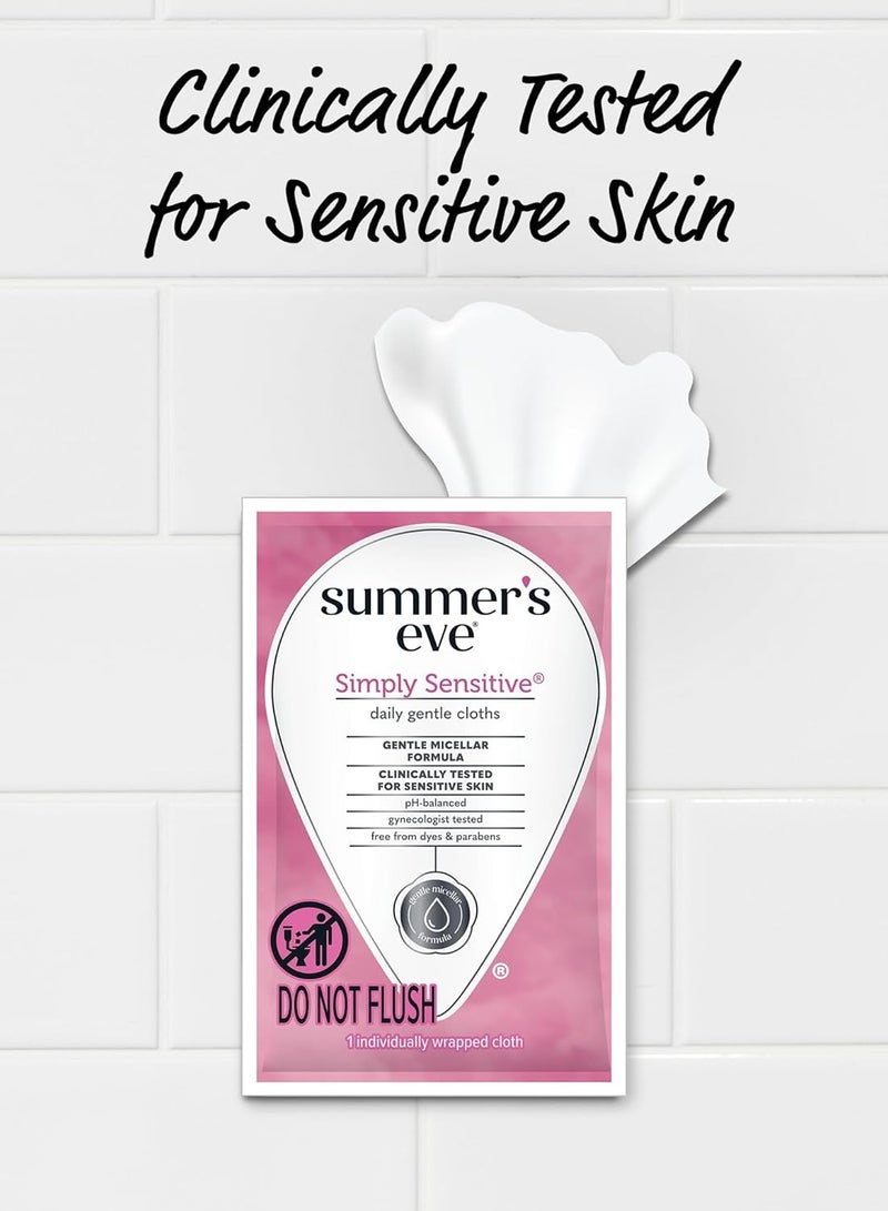 سمرز إيف مناديل نسائية، سيمبلي سينسيتيف، 5 قطع، حجم تجريبي وسفر - Image 2